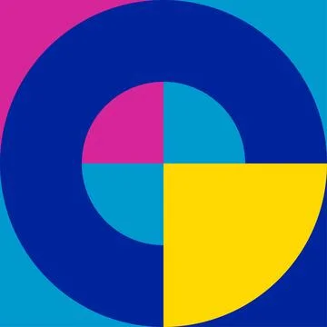 Abstracts geometric shape with colorfully Stock Illustration