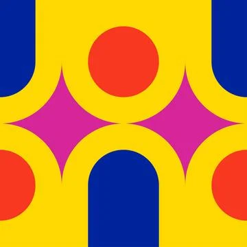 Abstracts geometric shape with colorfully Ilustração Stock
