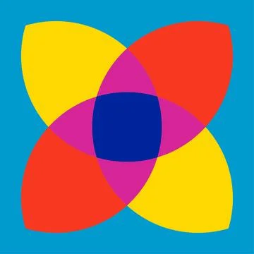 Abstracts geometric shape with colorfully Stock Illustration