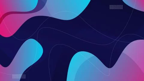 Abstracts shapes gradient color background Stock Illustration