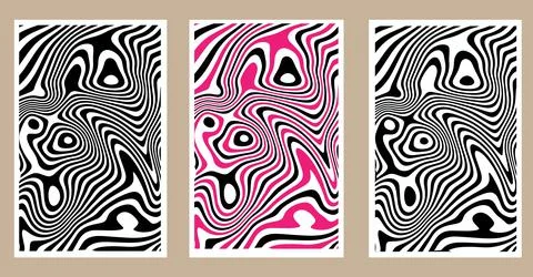 Abstractt optical art Stock Illustration