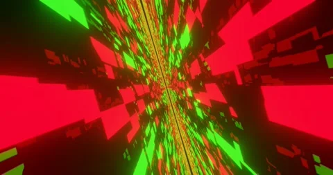 Abstrakt Tunnel Flight Stock Footage 142022414