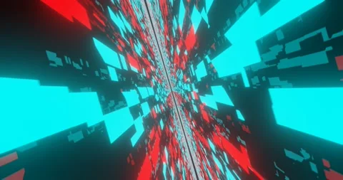 Abstrakt Tunnel Flight Stock Footage 142022428