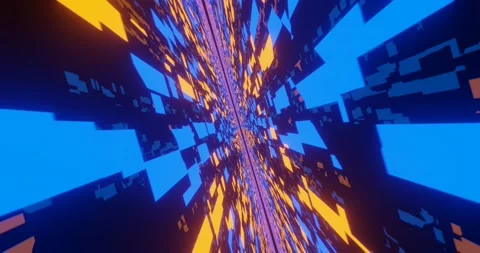 Abstrakt Tunnel Flight Stock Footage 142022508