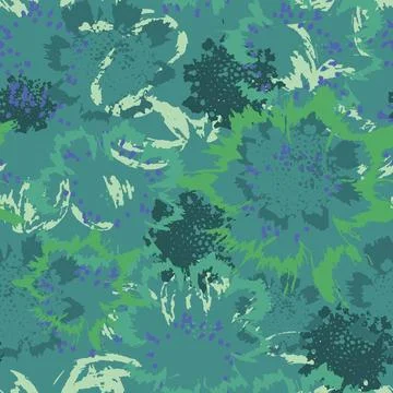 Abstrakte Blumen seamless pattern with abstract flowers Copyright: xZoonar... Stock Photos