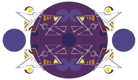 Abstrkt Mosaic C Stock Illustration