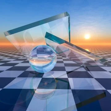 Abtract Future Core Values Stock Illustration