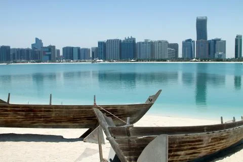 Abu Dhabi Beach Stock Photos
