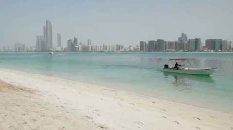 Abu Dhabi Boat Stock Footage 12669569
