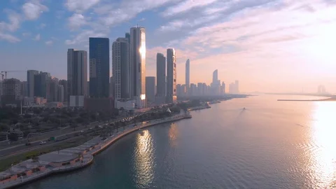 Abu Dhabi City View Stock Footage 108166292