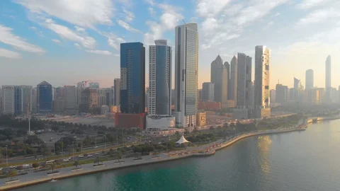 Abu Dhabi City View Vídeo Stock 108187112