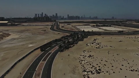 Abu Dhabi in development in 2016 Video stock 74332342