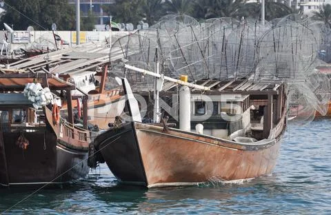 Abu dhabi dhow Stock Photos