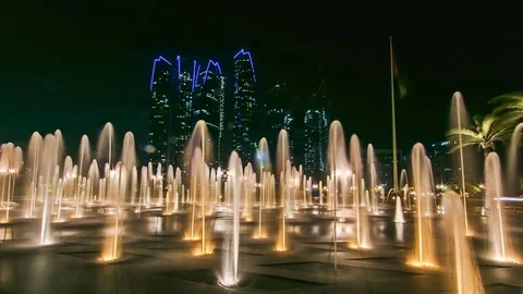 Abu Dhabi Etihad Towers Stock Footage 70198196