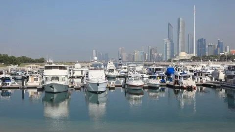 Abu Dhabi Marina, UAE Stock Footage 70535245