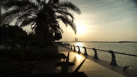 Abu Dhabı most populer place for holiday and luxury life style Stock Footage 128941235