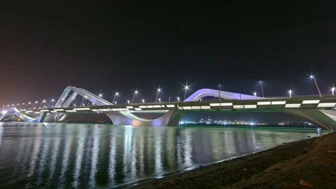 Abu Dhabi Sheikh Zayed Bridge 動画素材 70223713