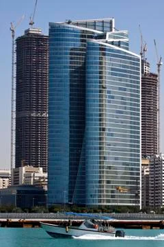 Abu dhabi skyline Stock Photos