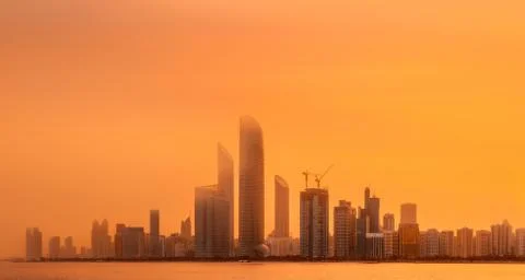 Abu Dhabi Skyline Stock Photos