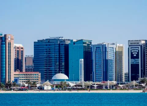 Abu Dhabi Skyline Stock Photos