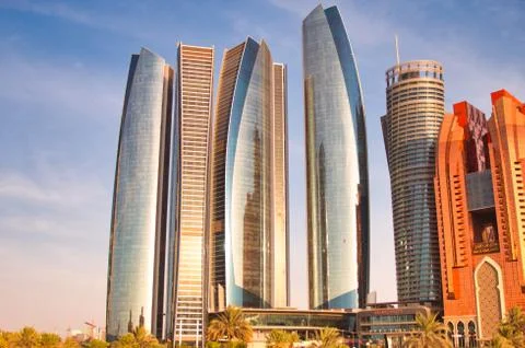 Abu Dhabi Skyline Stock Photos