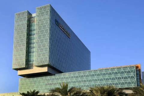 Abu Dhabi, VAE, Cleveland Klinik Abu Dhabi, VAE, Gebäude der Cleveland Kli.. Stock Photos