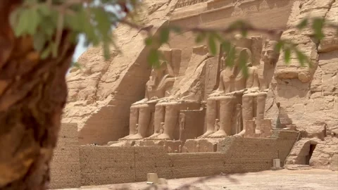 Abu Simbel - Egypt: Temple of Rameses II Stock Footage 258438325