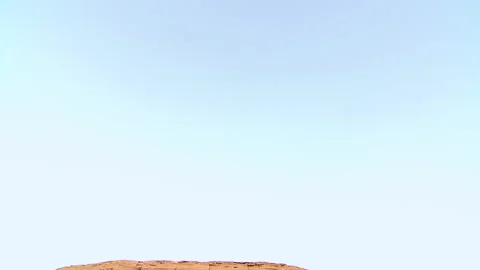 Abu Simbel Main Temple Camera Pan Downwards Stock Footage 136897842