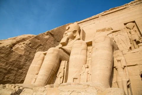 Abu Simbel Foto stock