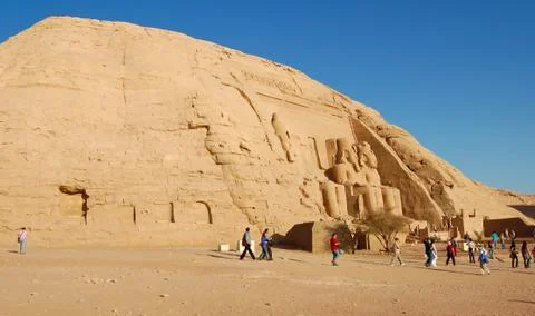 Abu simbel temple, egypt Stock Photos