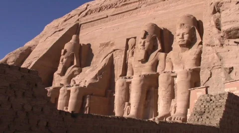 Abu Simbel Temple Stock Footage 336697