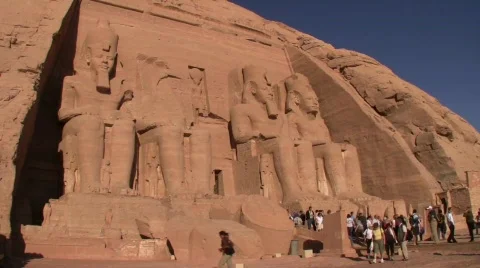 Abu Simbel Temple Stock Footage 336820