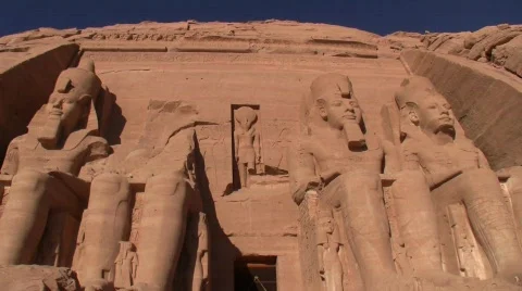 Abu Simbel Temple Stock Footage 336826