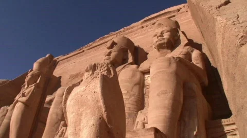 Abu Simbel Temple Stock Footage 336942