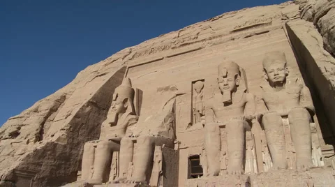 Abu Simbel Temple Stock Footage 1099095