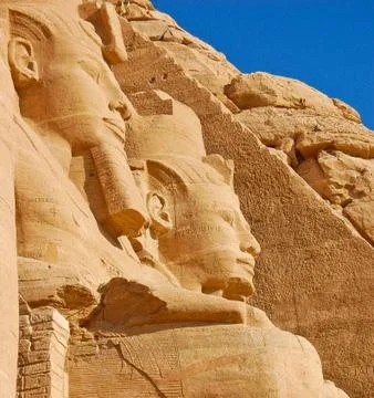 Abu simbel temple Stock Photos