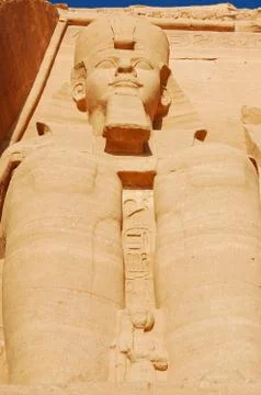 Abu simble temple, egypt Stock Photos