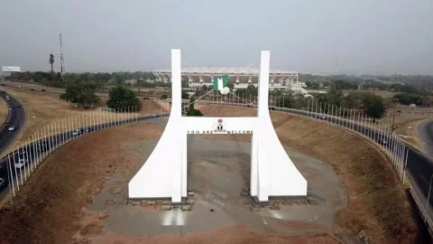 Abuja City Gate Stock Footage 145817869