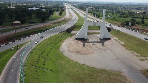 Abuja City Gate Stock Footage 162585132