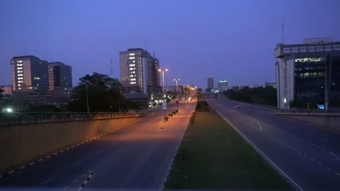 Abuja Cityscape Stock Footage 220687299