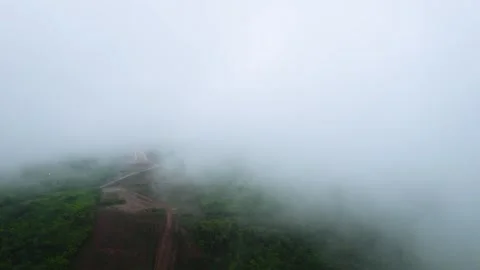 Abuja Fog 2 Stock Footage 313089180