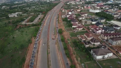 ABuja highway 2 Stock Footage 193601165