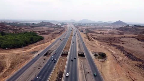 Abuja highway Stock Footage 150243641