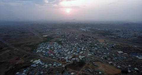 Abuja Sunset Stock Footage 126548858
