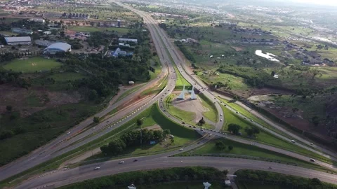 ABUJA TOP CITY GATE 库存影片 249190549