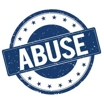 ABUSE stamp sign Stock Illustration