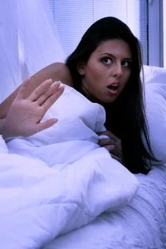Abused at night Stock Photos