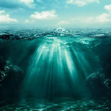 Abyss. abstract environmental backgrounds for your design Stockillustratie
