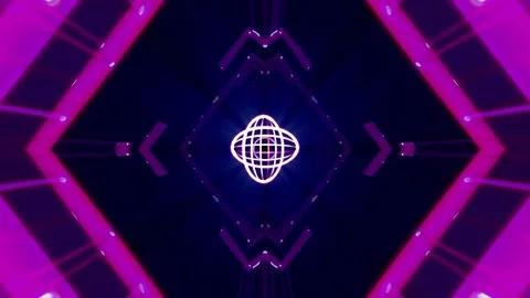 Abyss Sphere Rays Looping Animation Stock Footage 73281234