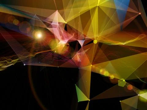 Abyss of Virtual World Stockillustratie